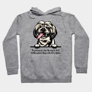 The journey of a dog's life may be short, but the memories they create last a lifetime Hoodie